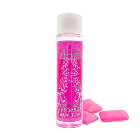 NUEI Hot Oil Bubble Gum – ulei de masaj, 100 ml