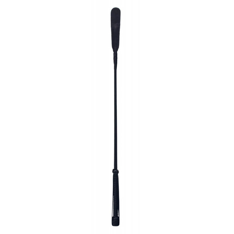 Cravasa Devil Sticks Slap din Piele Naturala, Negru, 72 cm