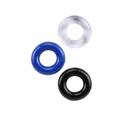 CHISA GK Power Donut Rings – set de 3 inele din TPE