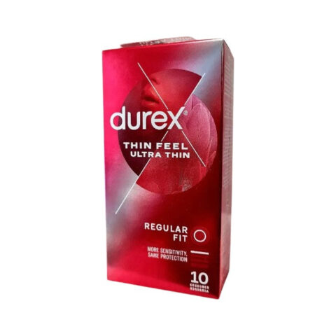 Durex Thin Feel Ultra Thin – prezervative, 54 mm, 10 bucăți