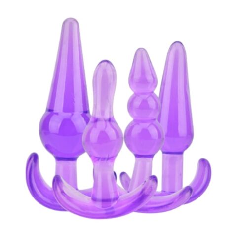 LovingJoy Training – set de 4 pluguri, mov
