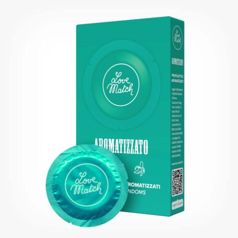 Love Match Aromatizzato – prezervative aromate, 53 mm, 6 bucăți