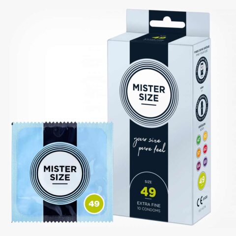 Mister Size – prezervative subțiri, 49 mm, 10 bucăți