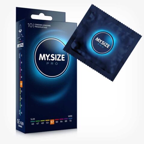 My Size PRO – prezervative, 57 mm, 10 bucăți