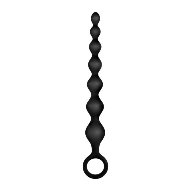 NMC Arse Beads – bile din silicon, 17,8 cm, negru