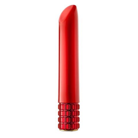 Vibrator bullet OH MY GEM Desire Vibe Ruby, pentru stimulare clitoris, 5 viteze și 5 funcții de vibrație profundă, rosu