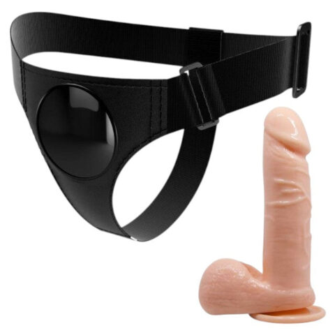 PRETTY LOVE Harness – ham cu dildo, 20 cm