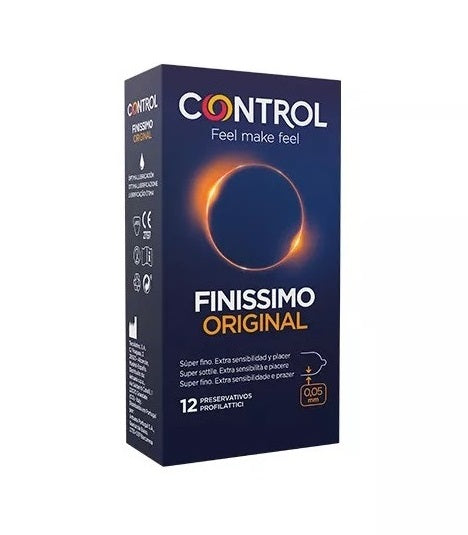 CONTROL Finissimo – prezervative subțiri, 12 bucăți