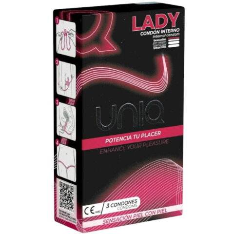 UNIQ Lady – prezervative interne, 3 bucăți
